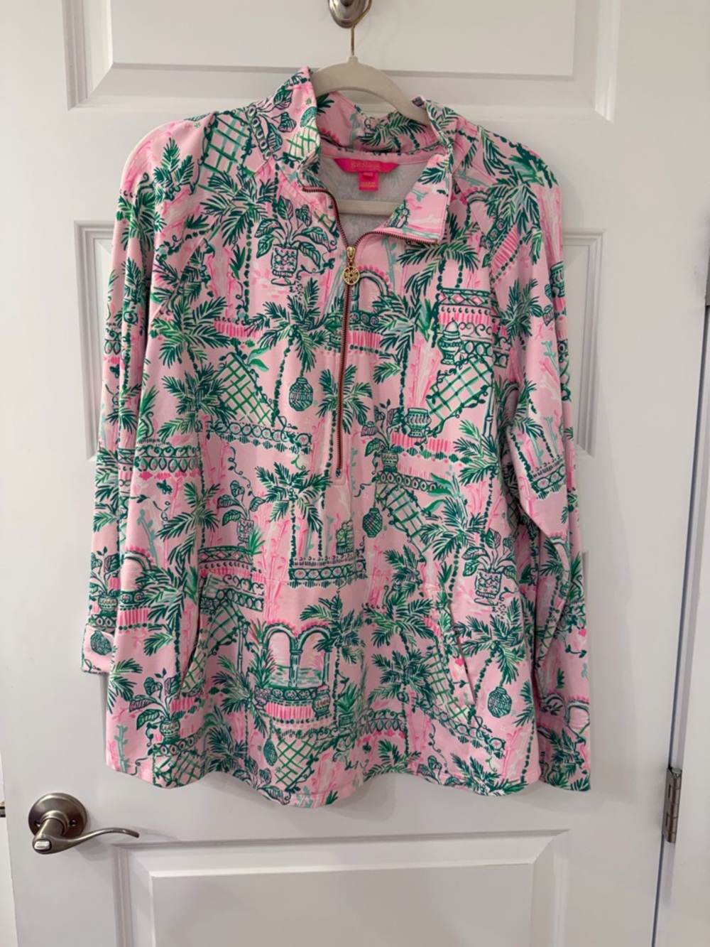 Lilly Pulitzer Popover in Mandevilla Baby Always Worth It - XXL.